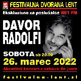 NET FM poslušalcem: Koncert Davor Radolfi